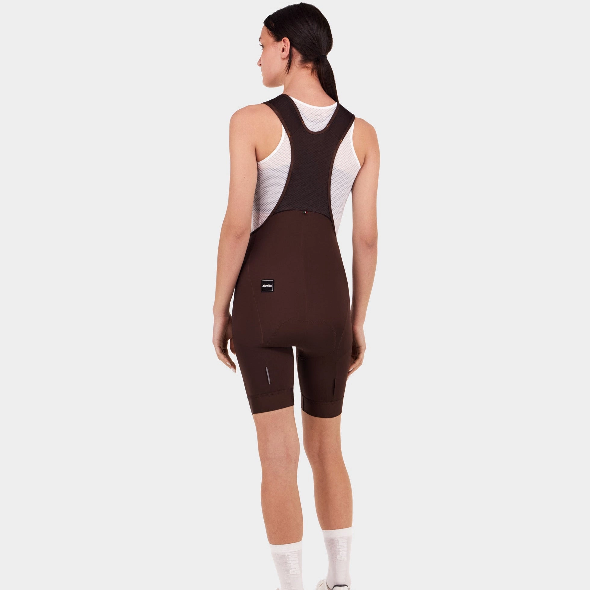 Santini RTR women bibshort - Brown