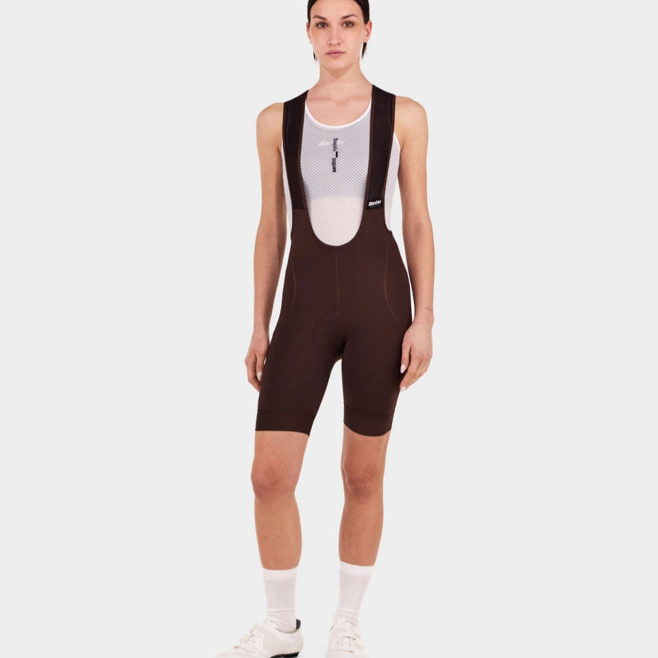 Santini RTR women bibshort - Brown