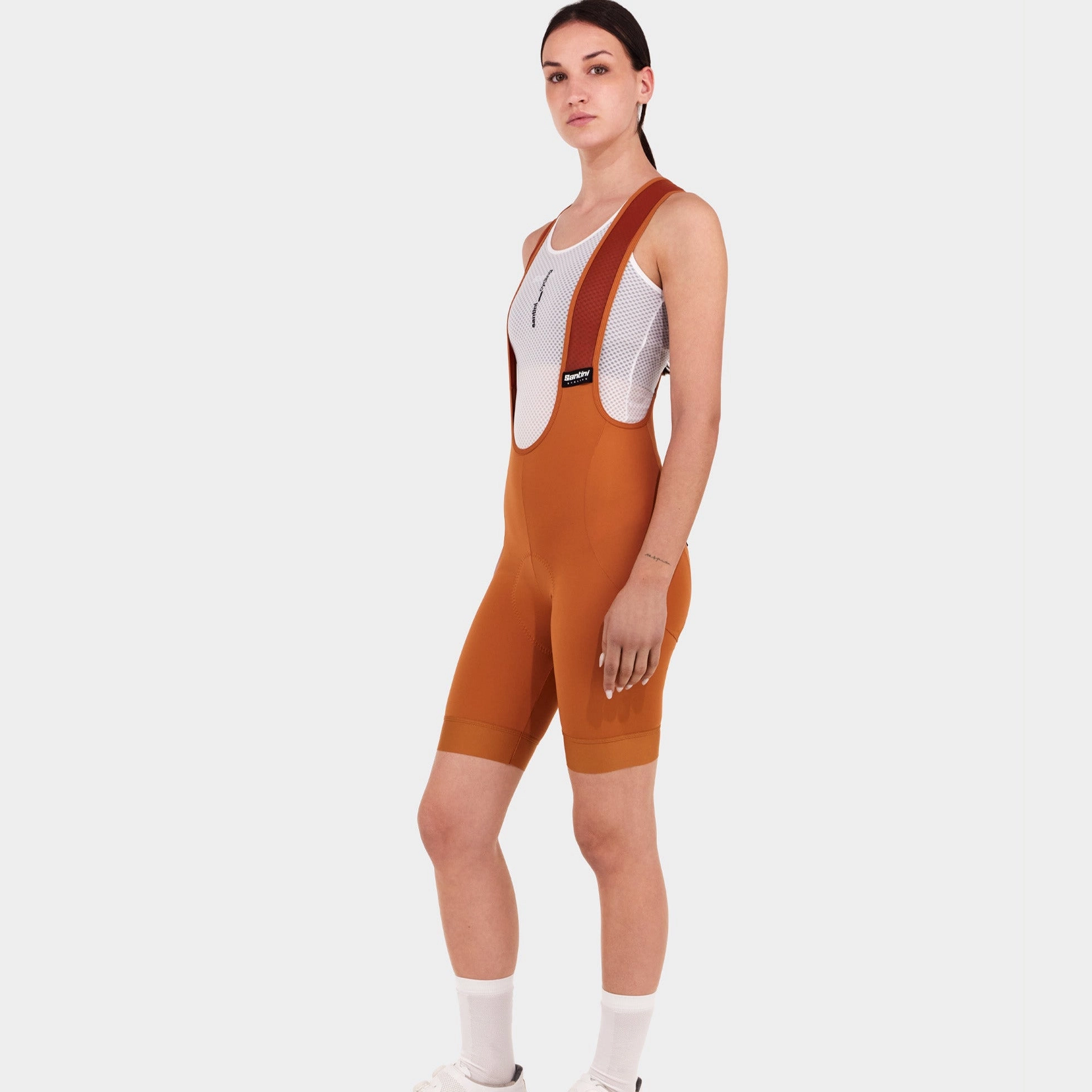 Santini RTR women bibshort - Orange