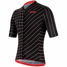 Santini Sleek Dinamo jersey - Black