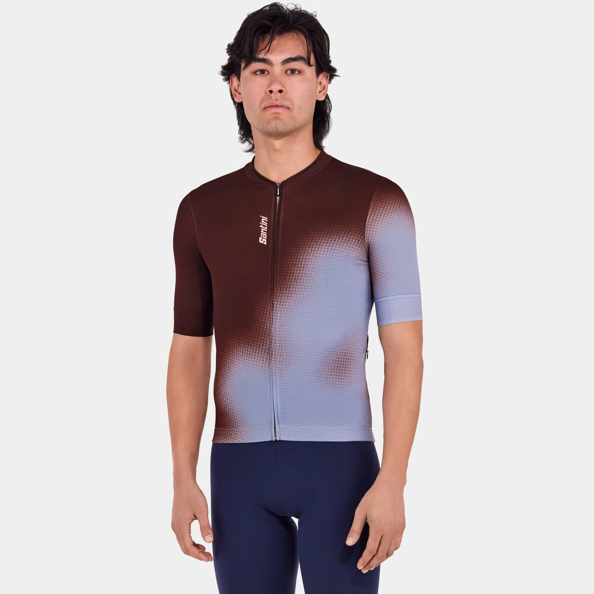 Santini Spot jersey - Light Blue
