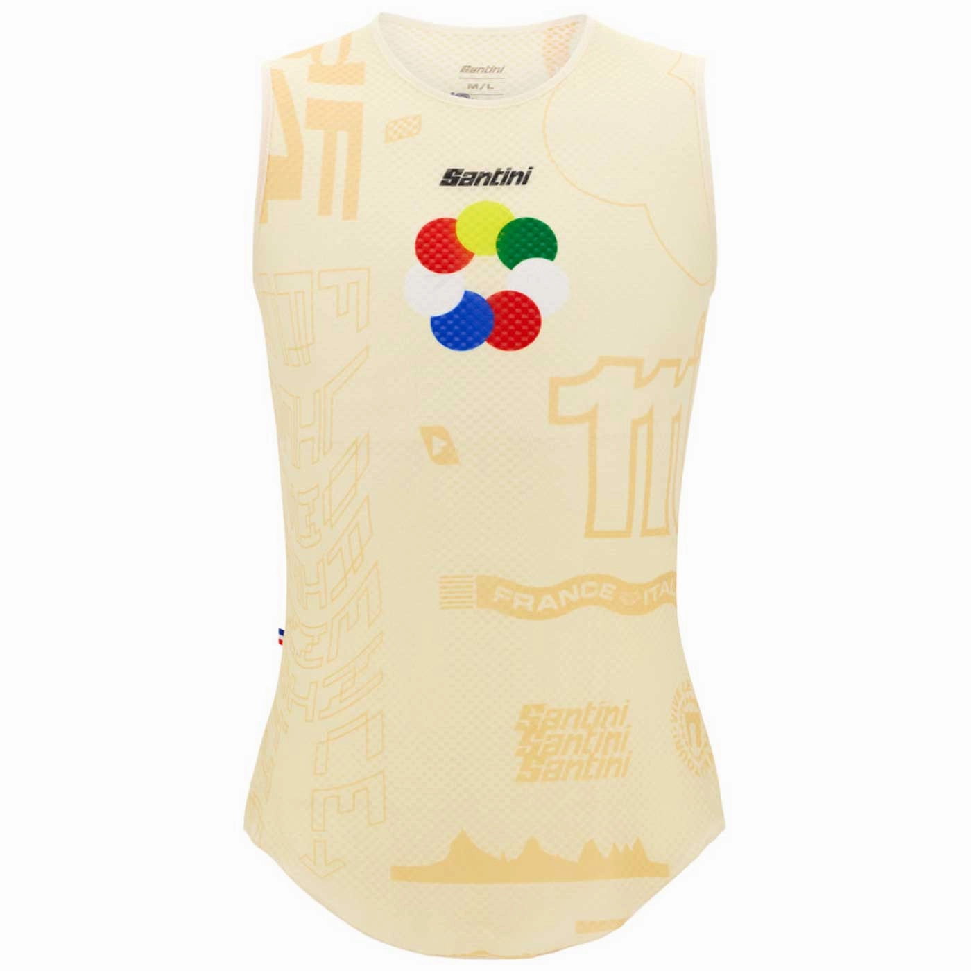 Santini Tour de France 2024 sleeveless base layer - Grand Dpart