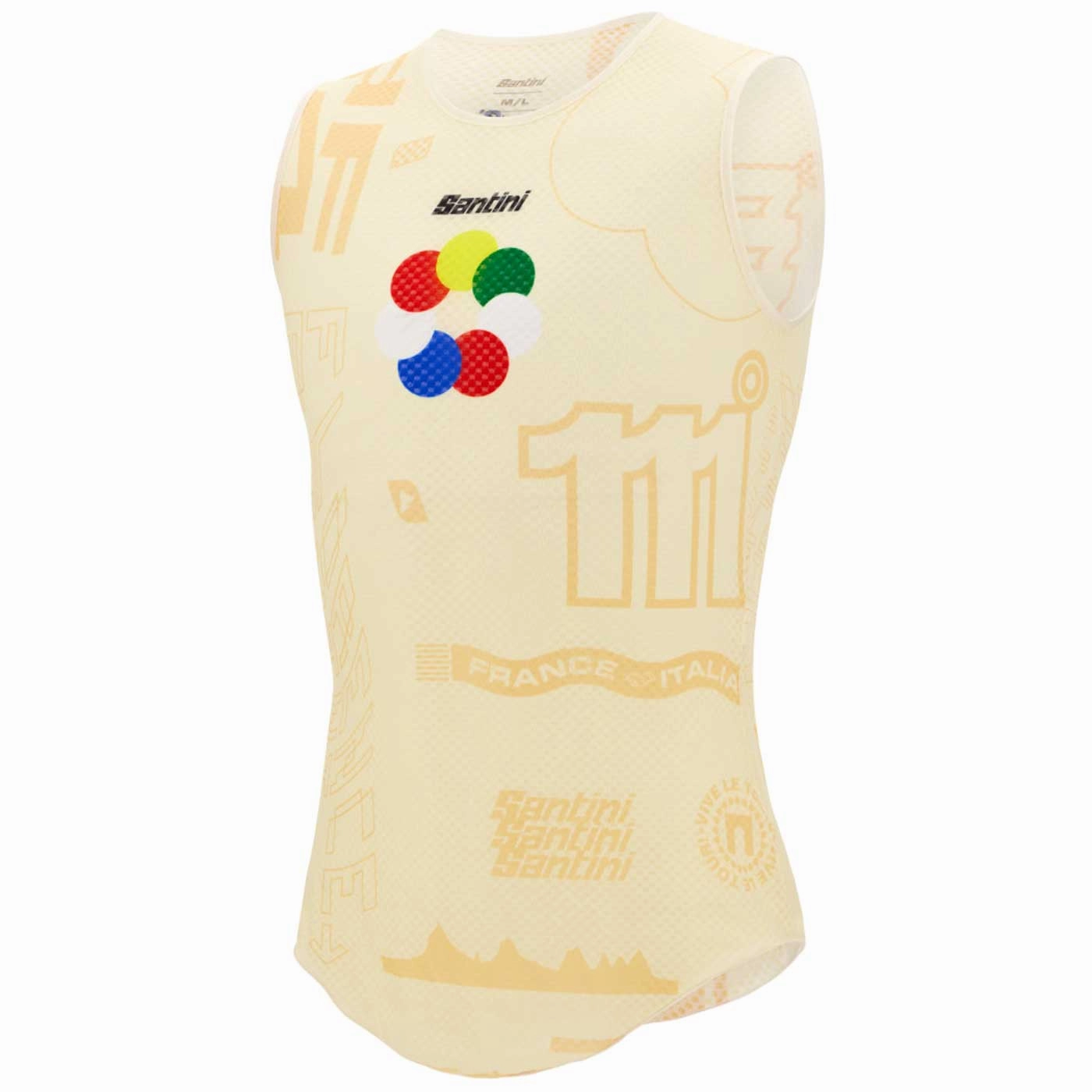 Santini Tour de France 2024 sleeveless base layer - Grand Dpart