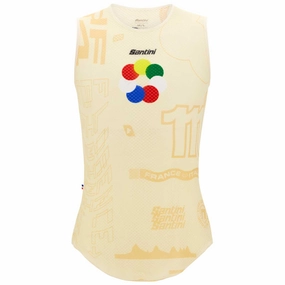 Santini Tour de France 2024 sleeveless base layer - Grand Dpart