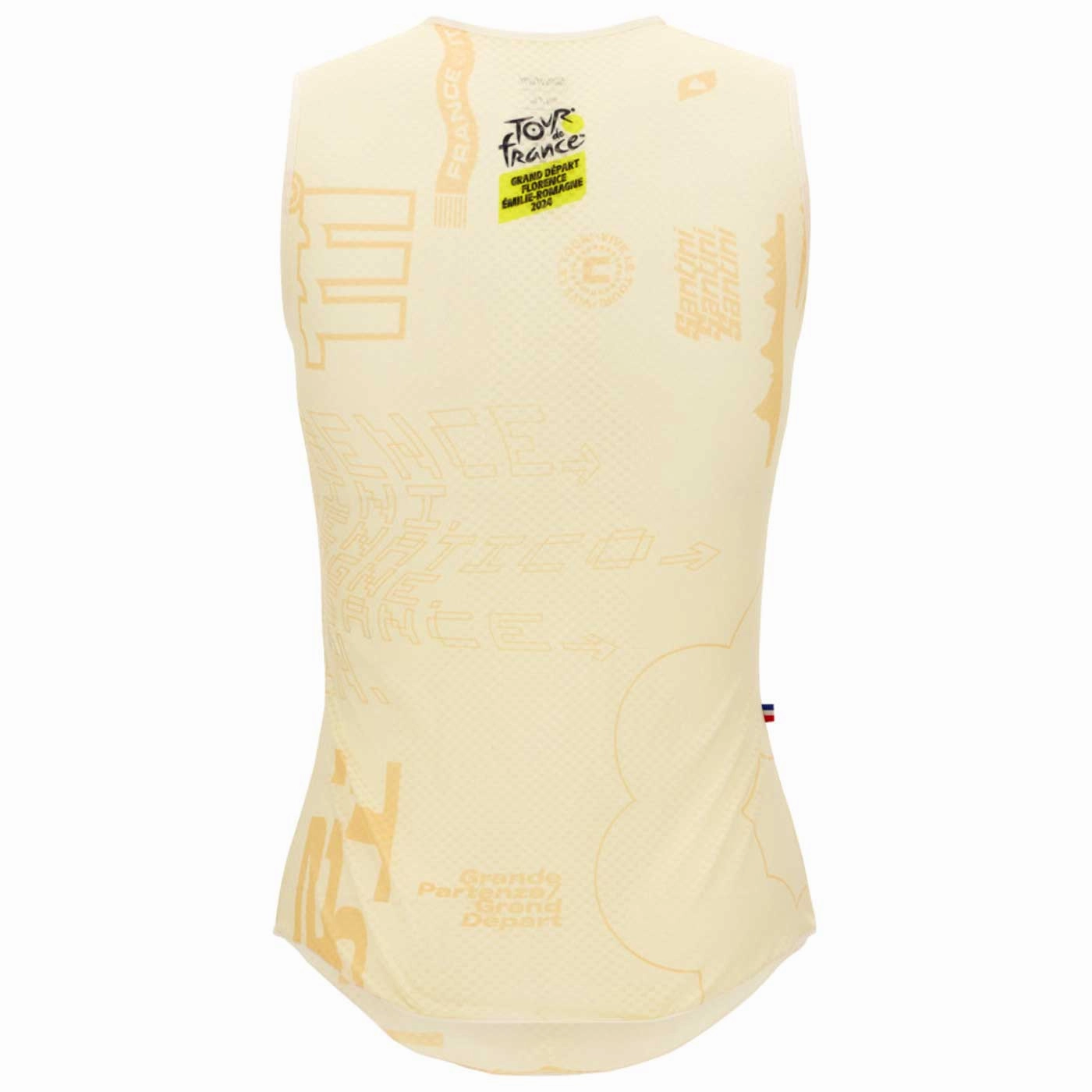 Santini Tour de France 2024 sleeveless base layer - Grand Dpart
