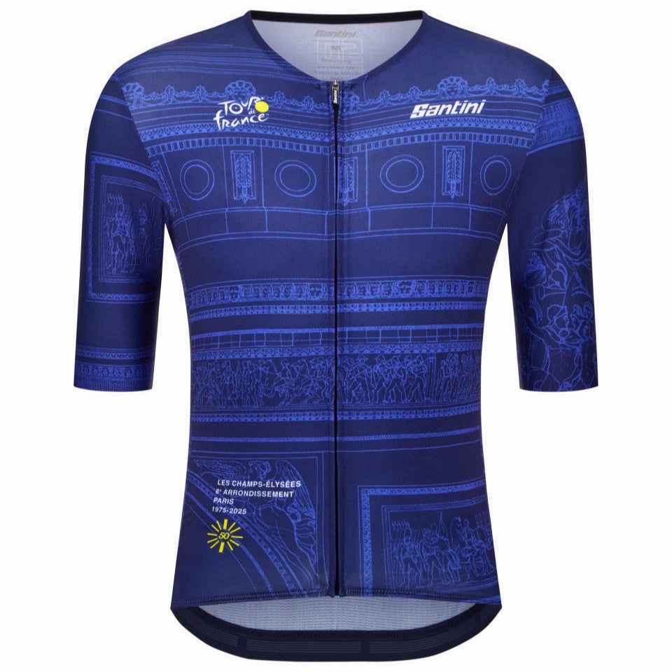 Santini Tour de France Arc de Triomphe jersey - Blue