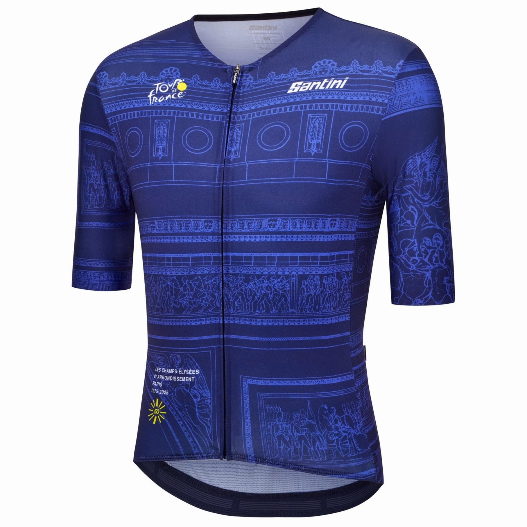 Santini Tour de France Arc de Triomphe jersey - Blue