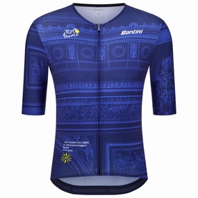 Santini Tour de France Arc de Triomphe jersey - Blue