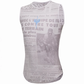 Santini Tour de France Maillot Jaune sleeveless base layer - Mont Ventoux