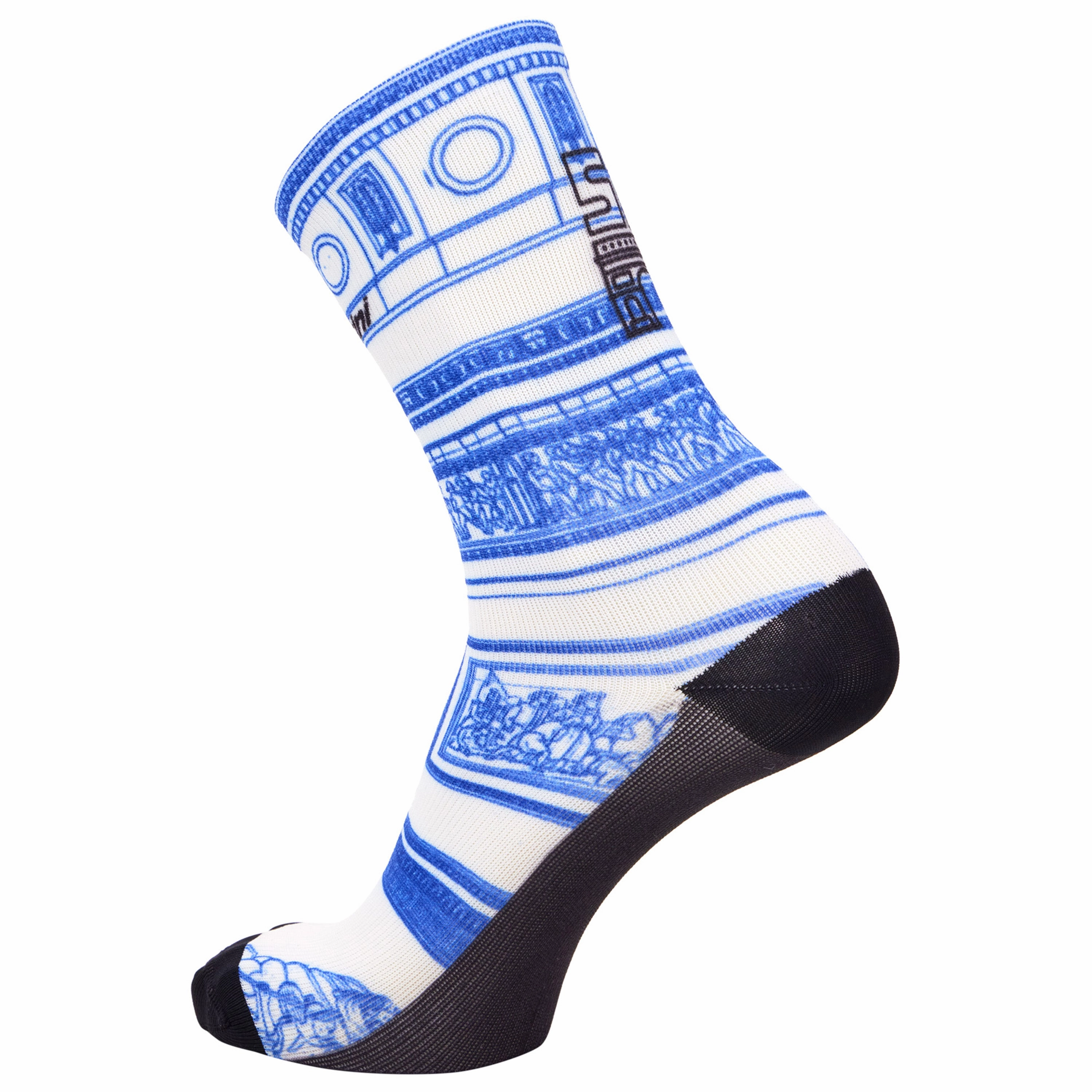 Santini Tour de France socks - Arc de Triomphe