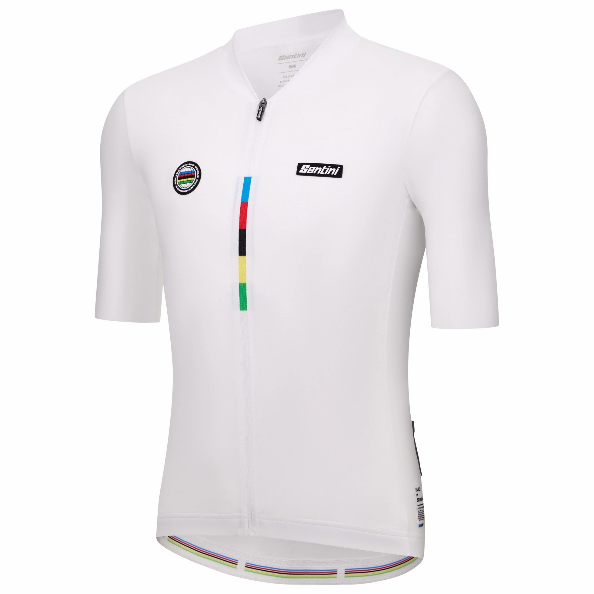 Santini UCI World Champion jersey - White