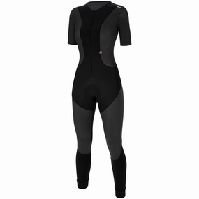Santini Vega Dry woman tight - Black