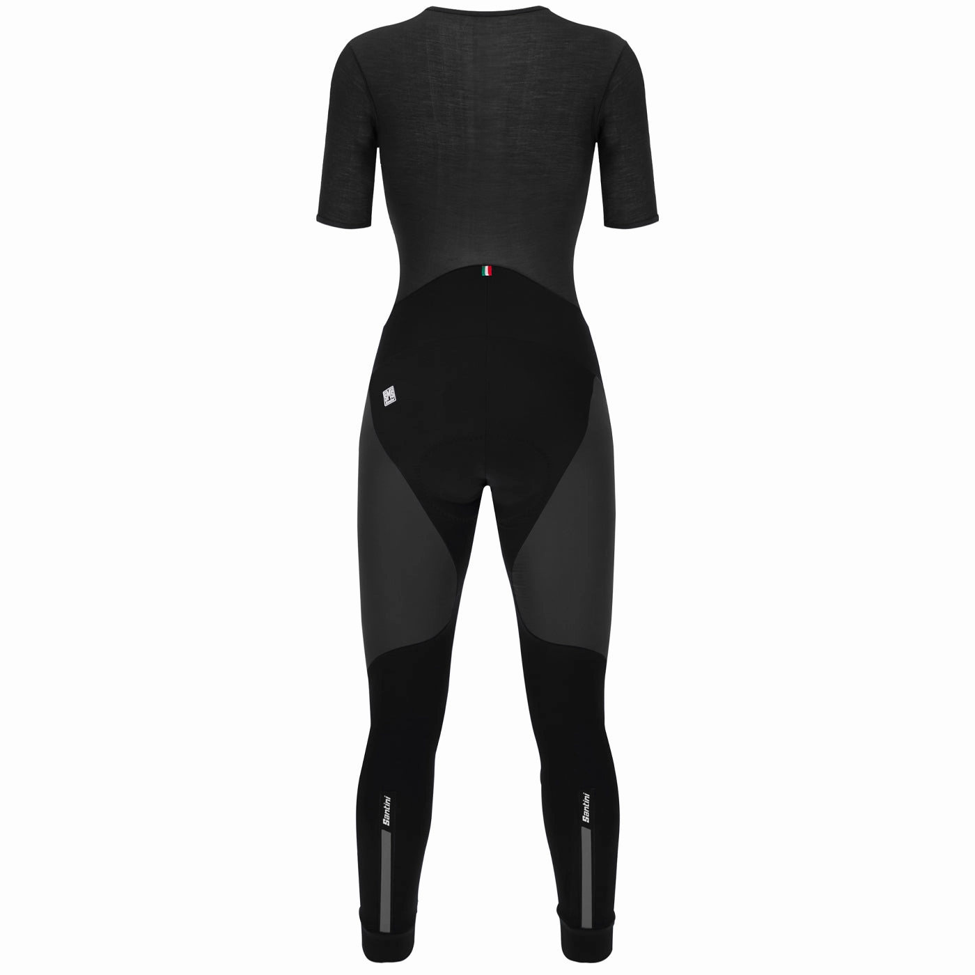 Santini Vega Dry woman tight - Black