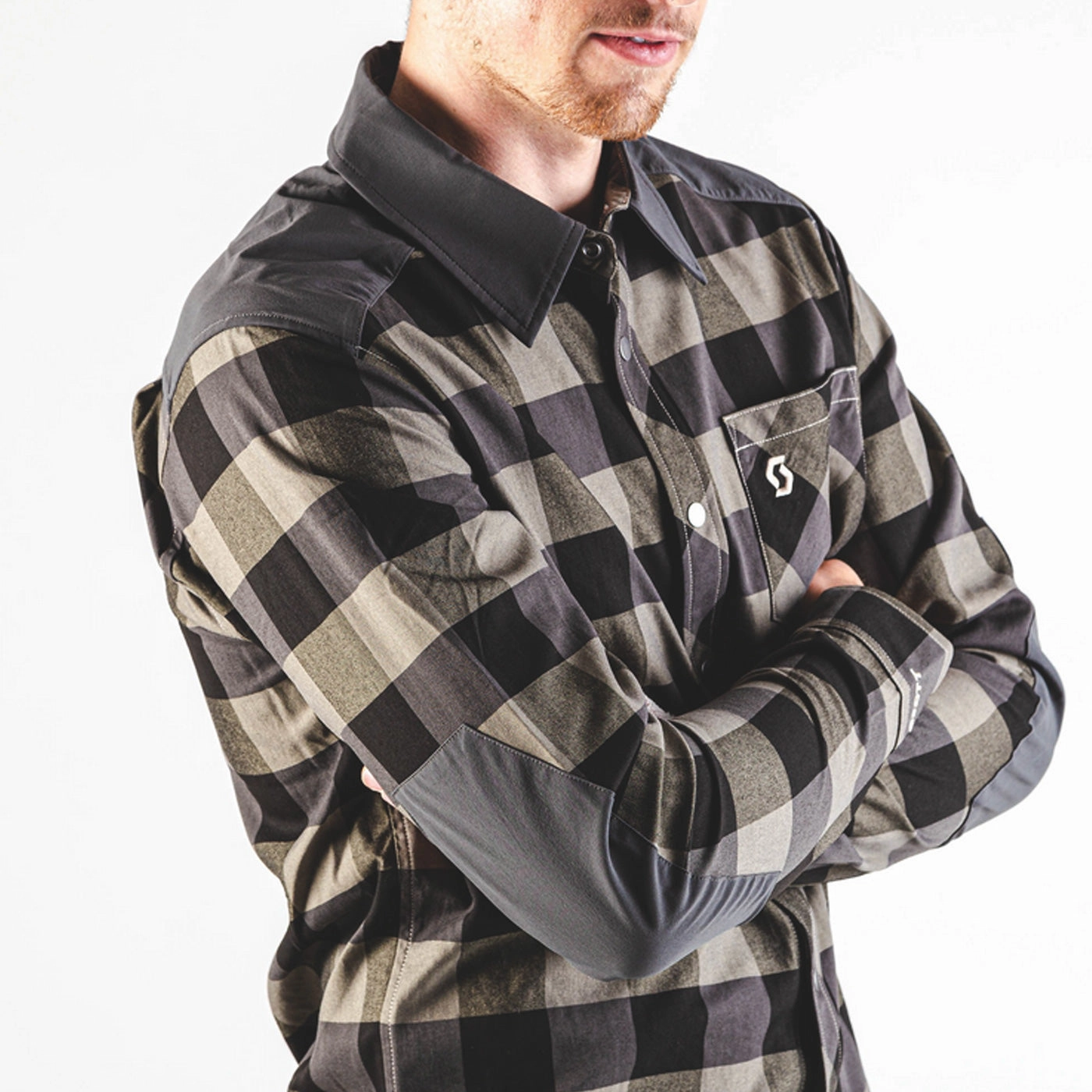 Scott Trail Flow Check Shirt - Brown