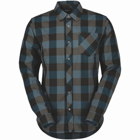 Scott Trail Flow Check shirt - Green blue