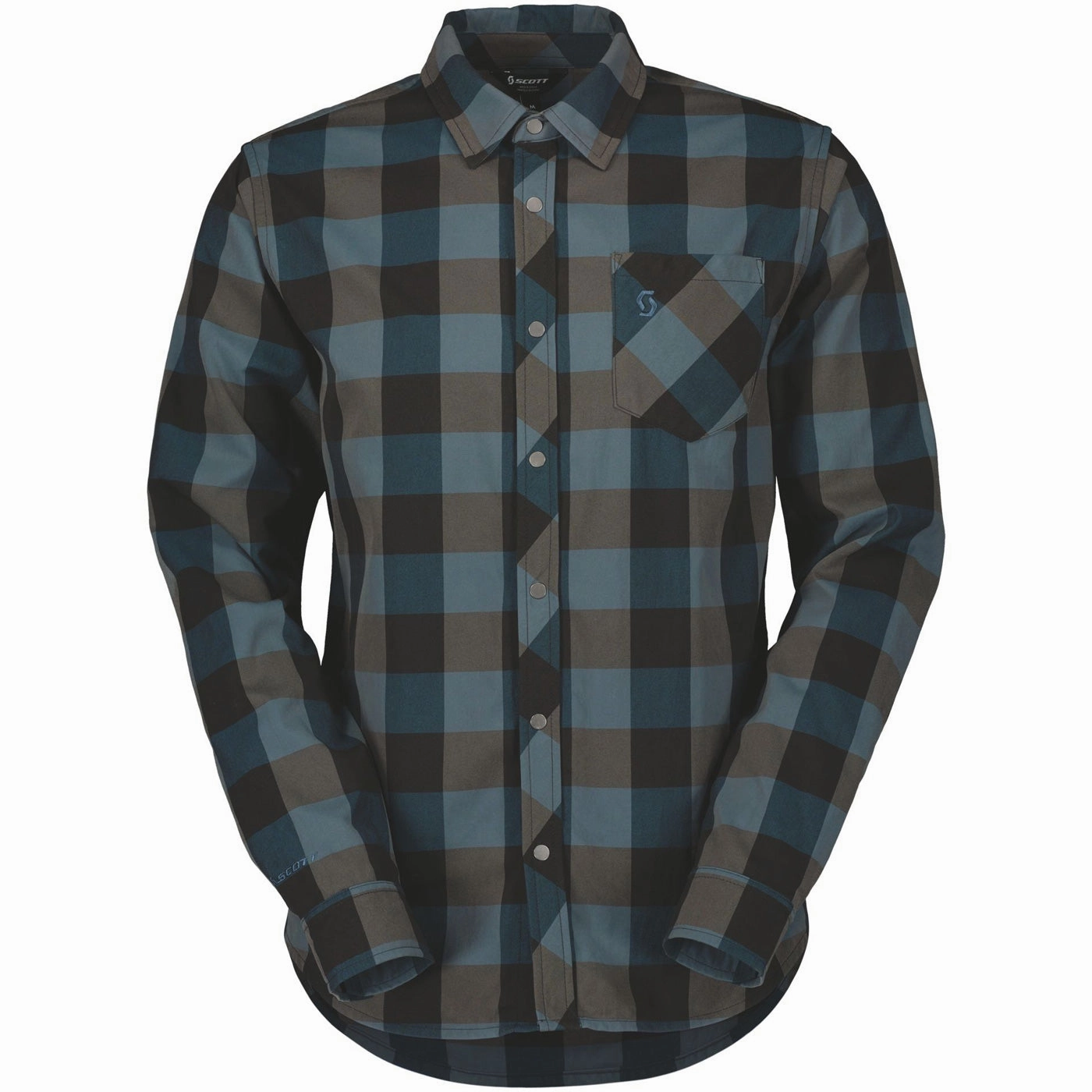 Scott Trail Flow Check shirt - Green blue