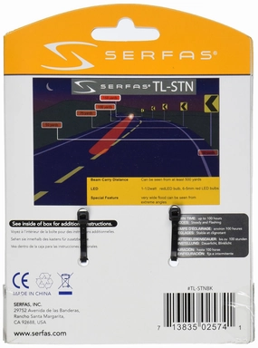 Serfas TL-STN Seat Stay Taillight (Black)