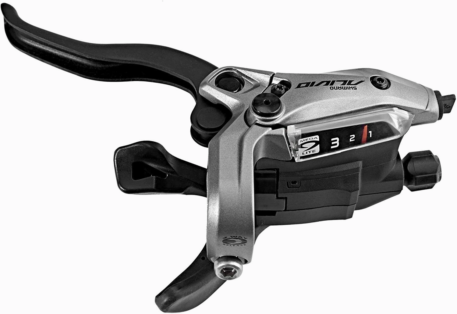 Shimano Alivio M4050 3 Speed STI Shifter Lever & Gear Cable