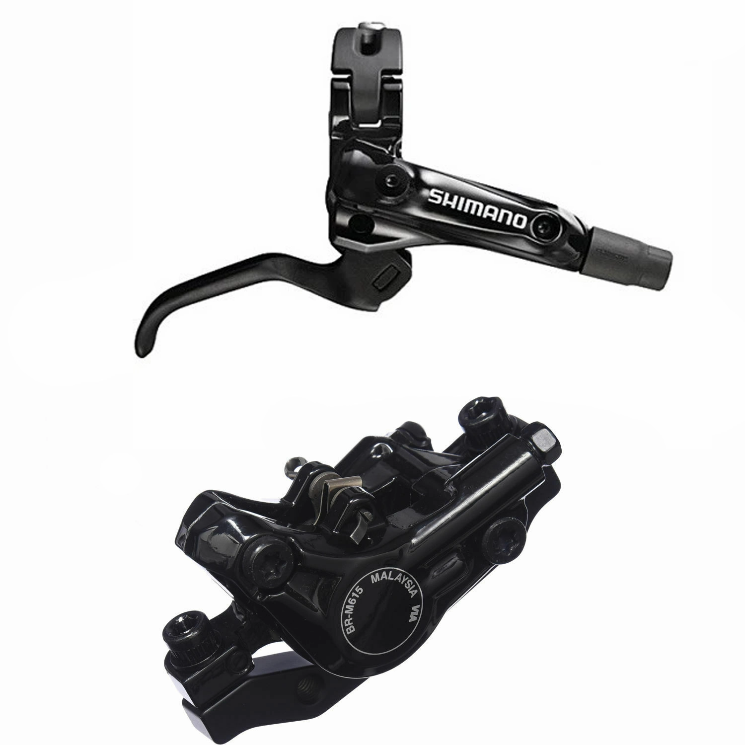Shimano Deore BR-M615 Disc Brake - Right Hand Rear Lever - 1700mm Hose - J-Kit