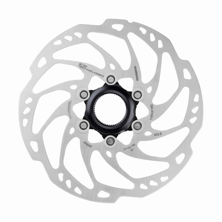 Shimano SM-RT68 Ice Tech Centre Lock Rotor - Silver