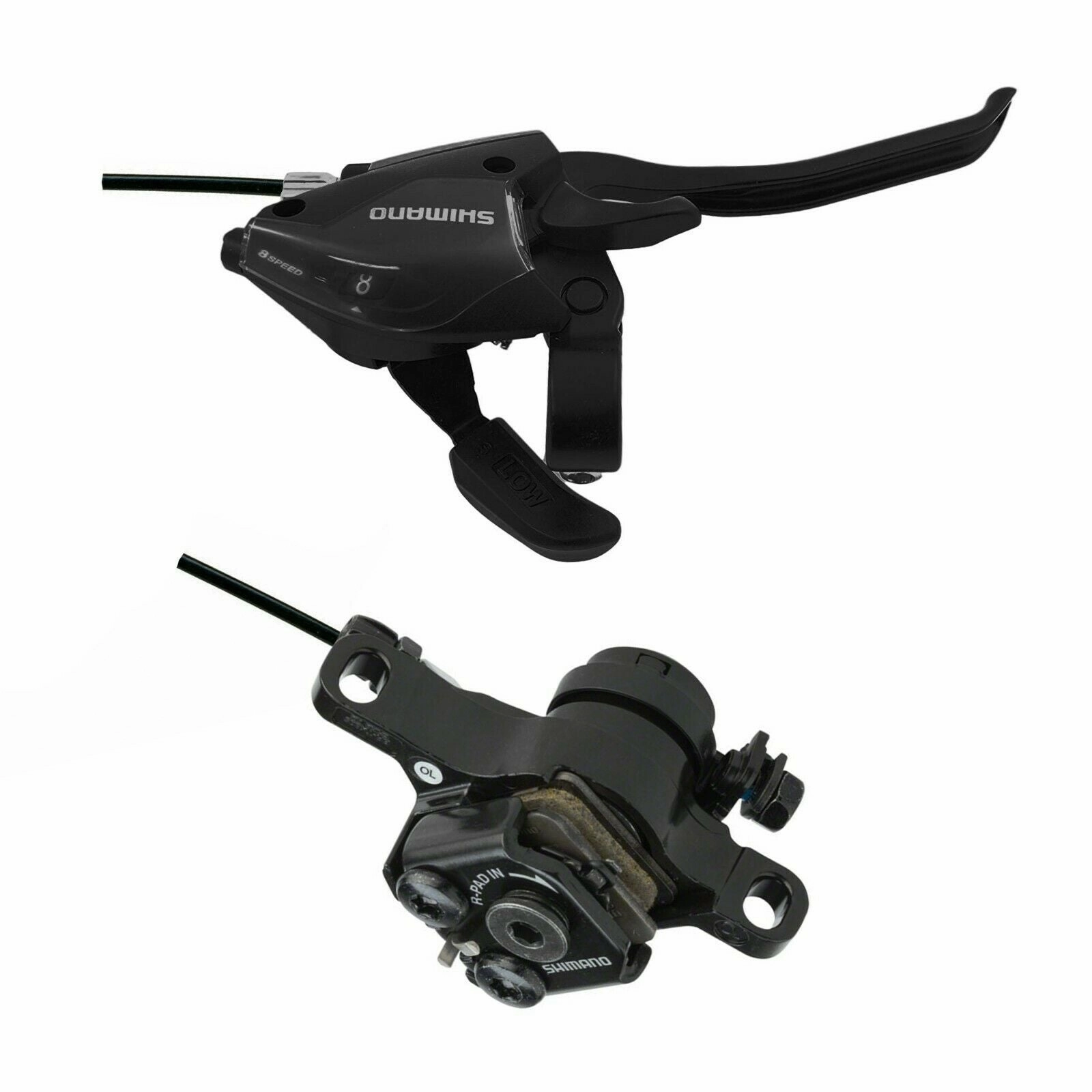 Shimano Tourney 8 Speed Lever Shifter Calliper Combo - ST-EF51-A8R   BR-TX805