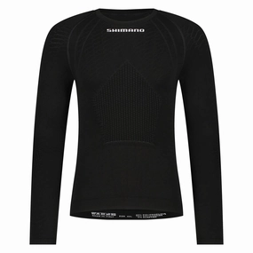 Shimano Vertex Winter base layer long sleeve - Black