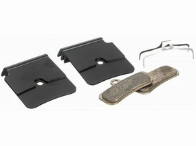 Shimano Zee-Saint Disc Brake Pads With Fins - Organic Or Sintered