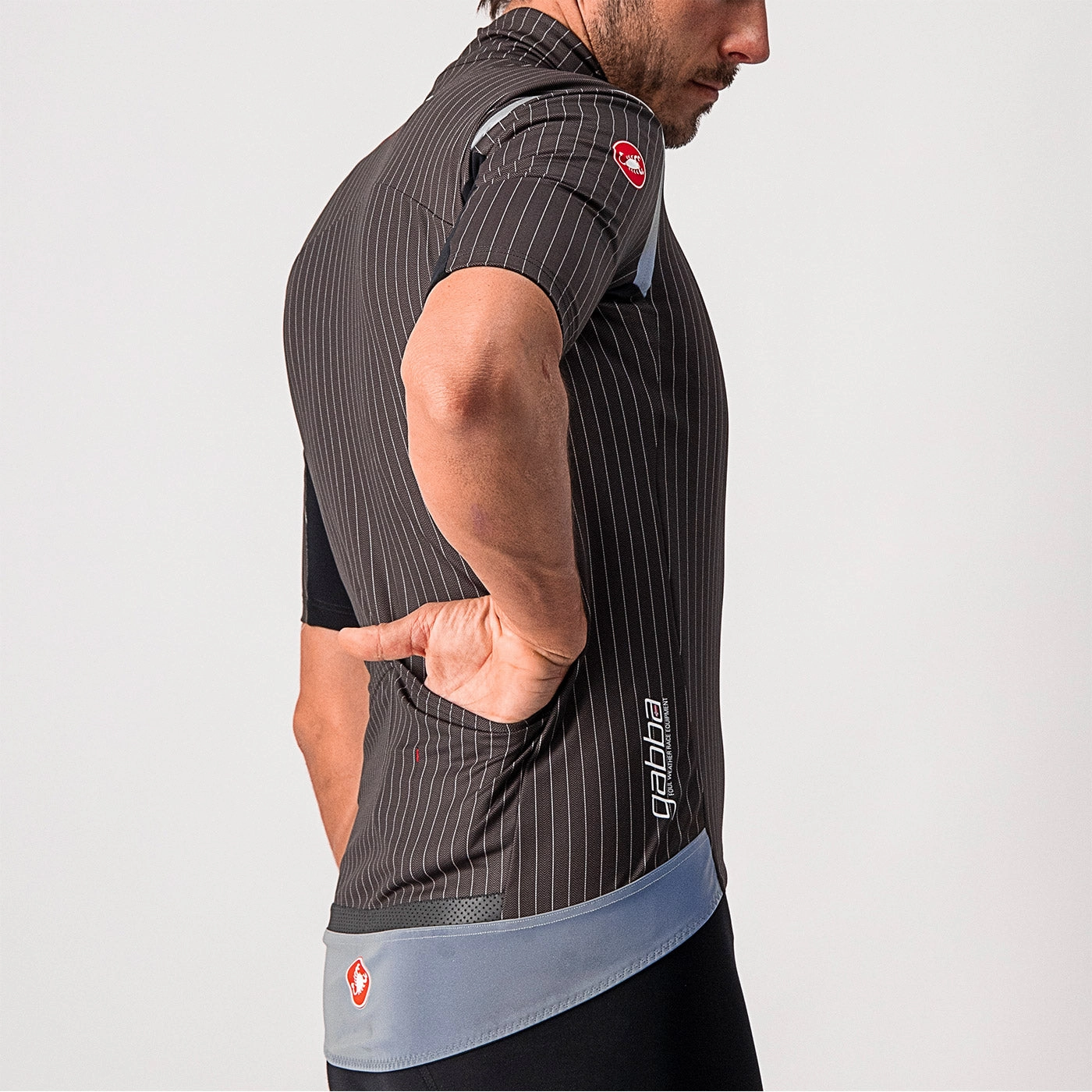 Shirt Castelli Gabba RoS LTD - Black white 