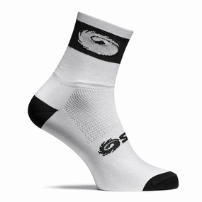 Sidi Socks Logo 9 - White