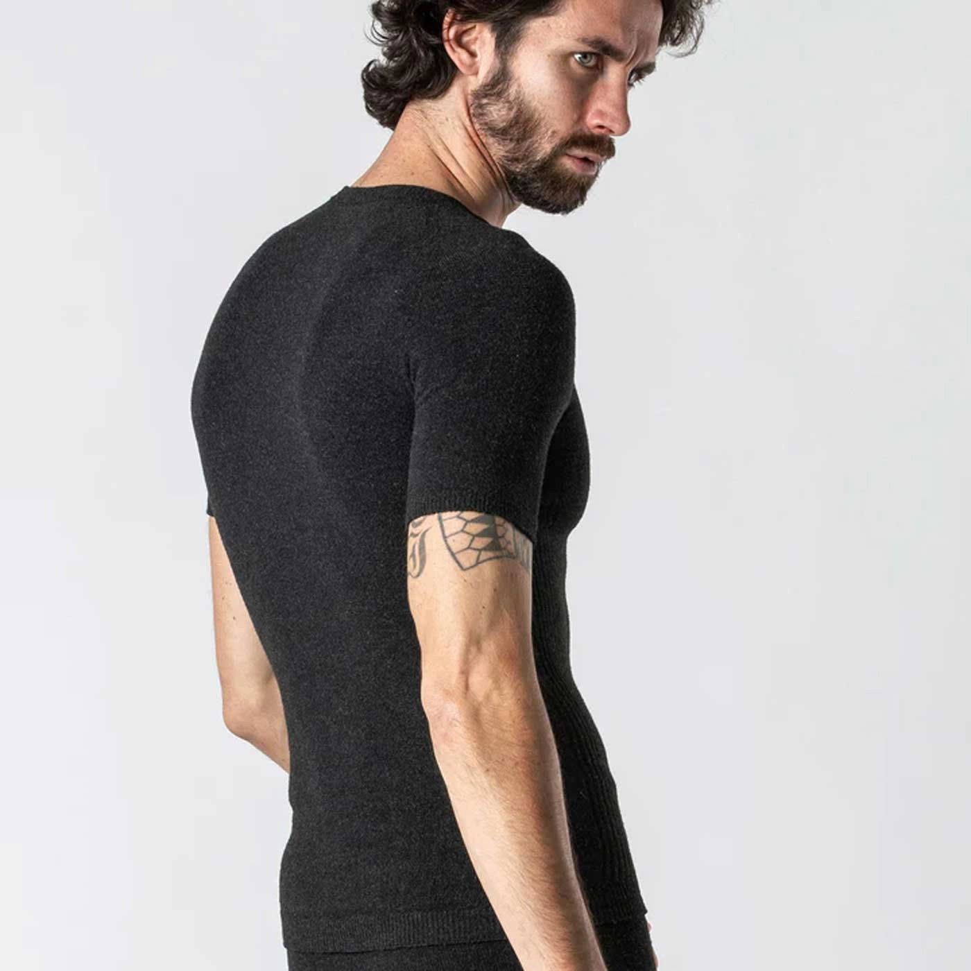 Silverskin Stay Fresh base layer Crew Neck - Black