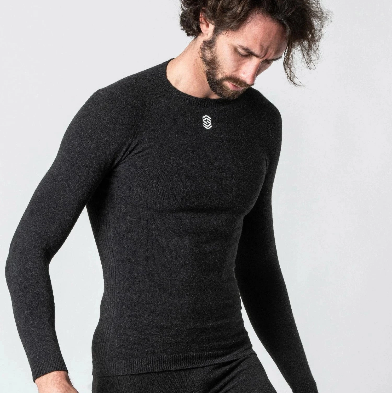 Silverskin Stay Fresh long sleeve base layer - Dark grey