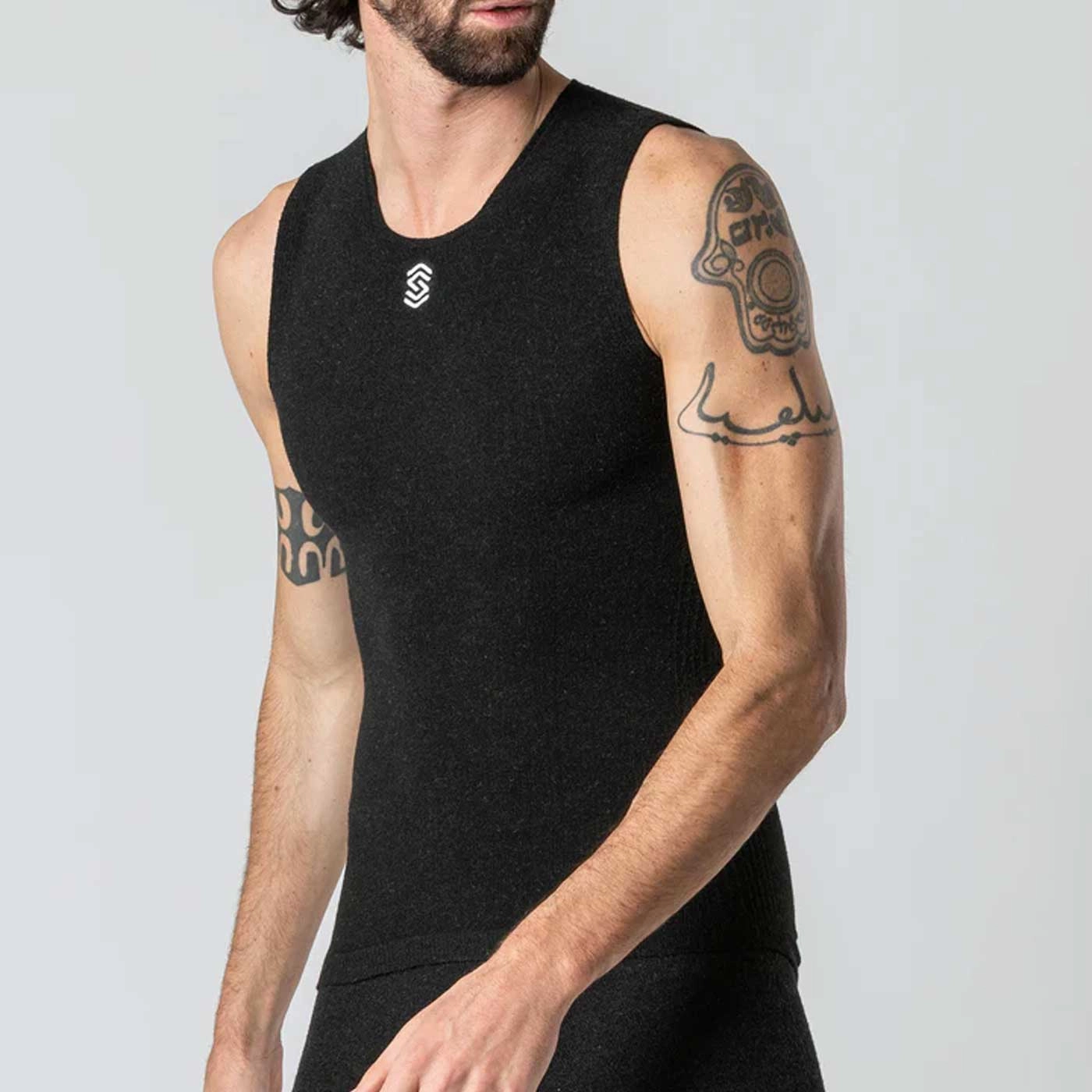 Silverskin Stay Fresh sleeveless base layer - Black