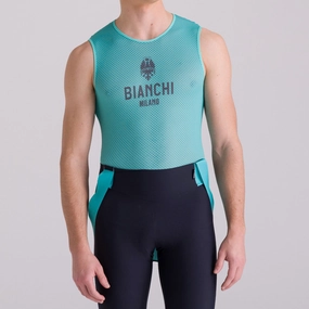 Sleeveless undershirt Bianchi Milano Core - Celeste