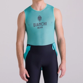 Sleeveless undershirt Bianchi Milano Core - Celeste