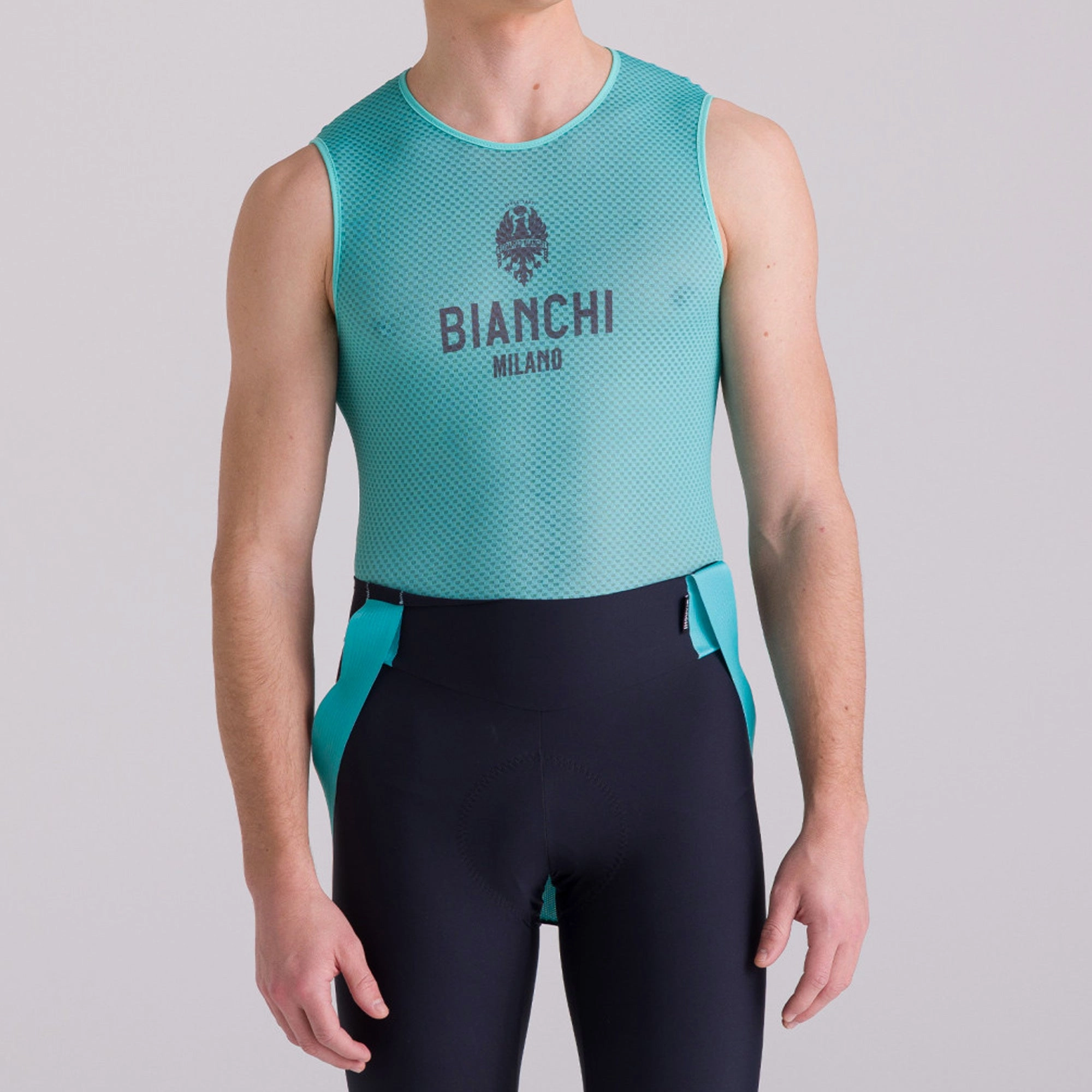 Sleeveless undershirt Bianchi Milano Core - Celeste