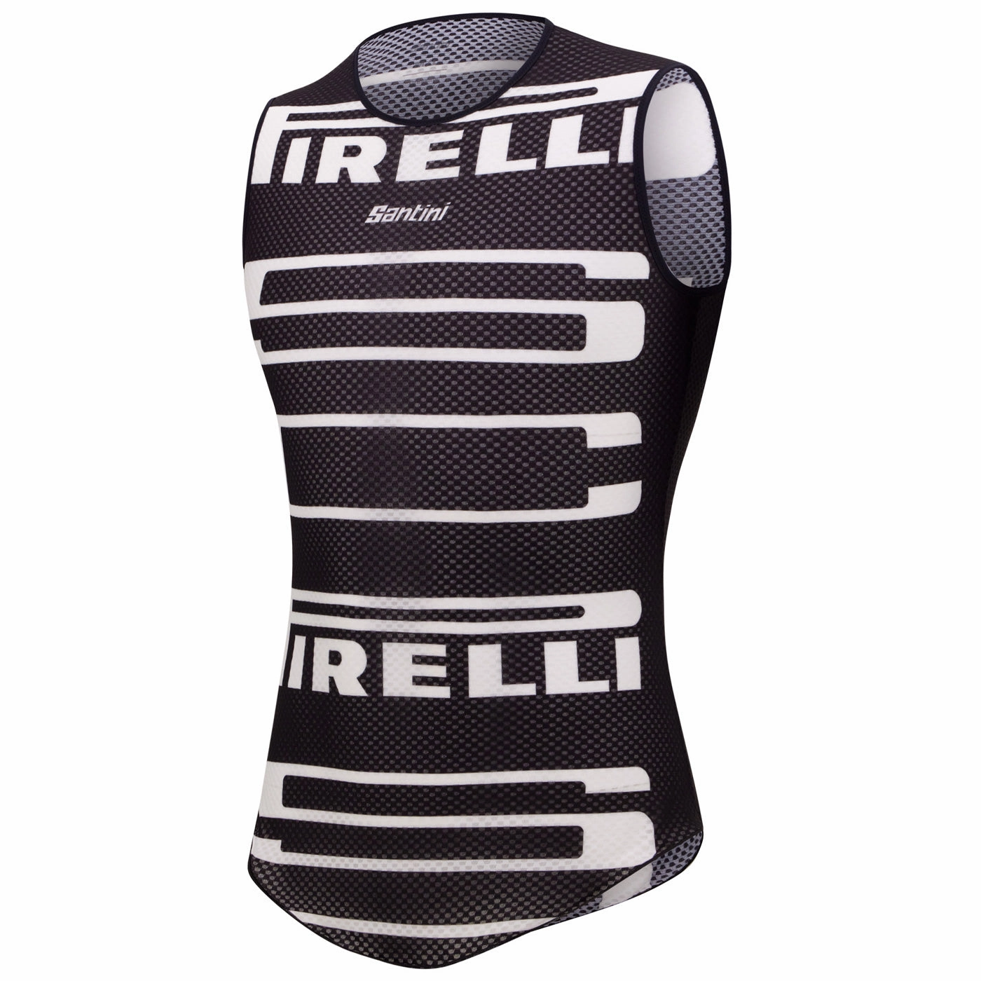 Sleeveless undershirt Santini x PIRELLI - Black