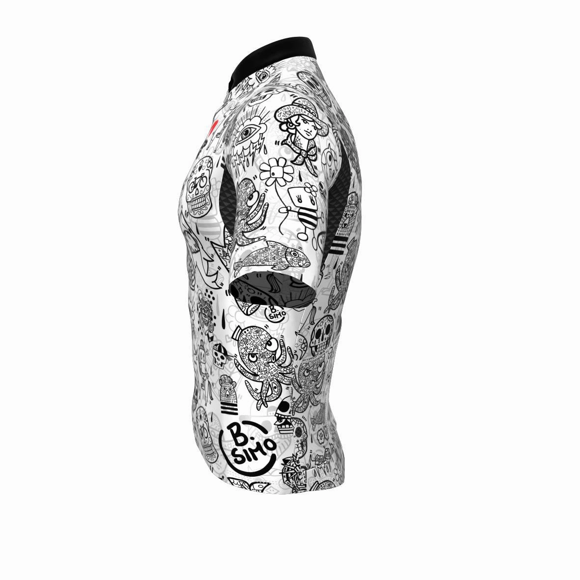 Slopline Sormano Black & White jersey 