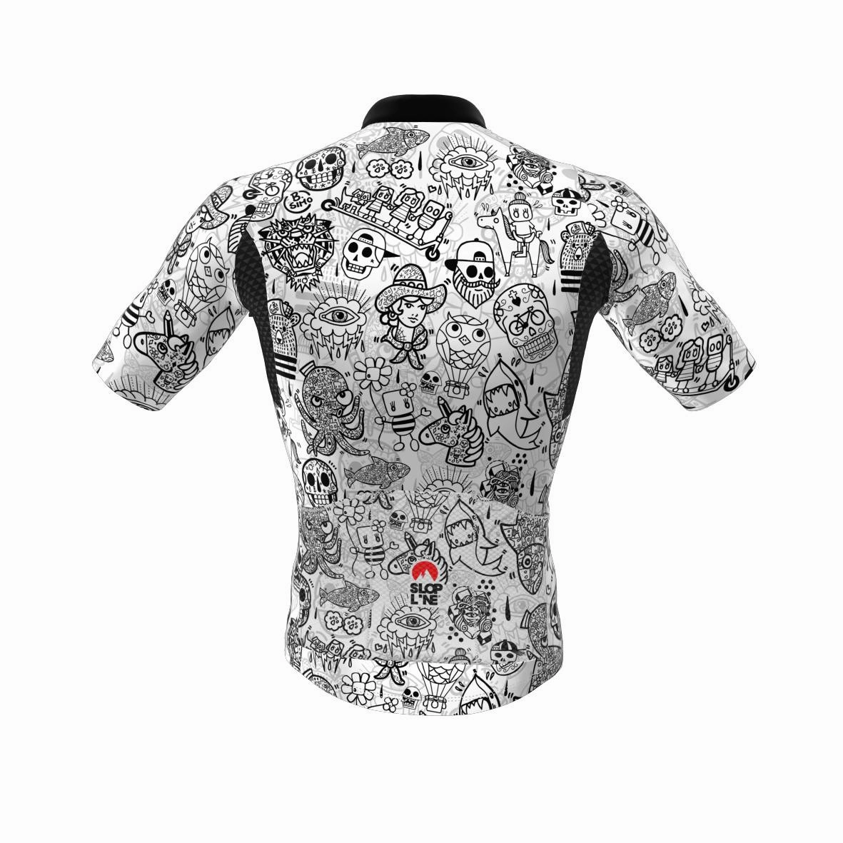 Slopline Sormano Black & White jersey 