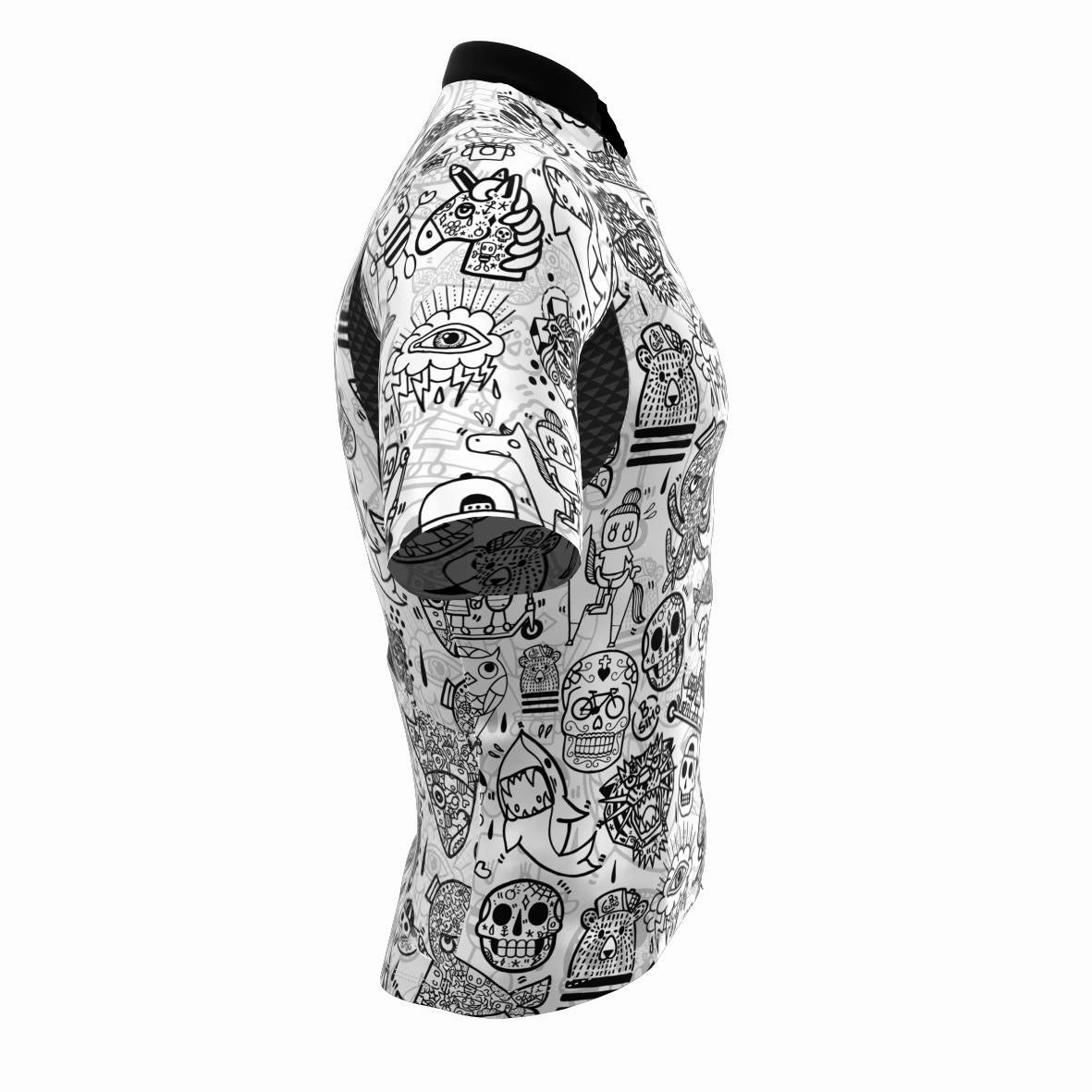 Slopline Sormano Black & White jersey 