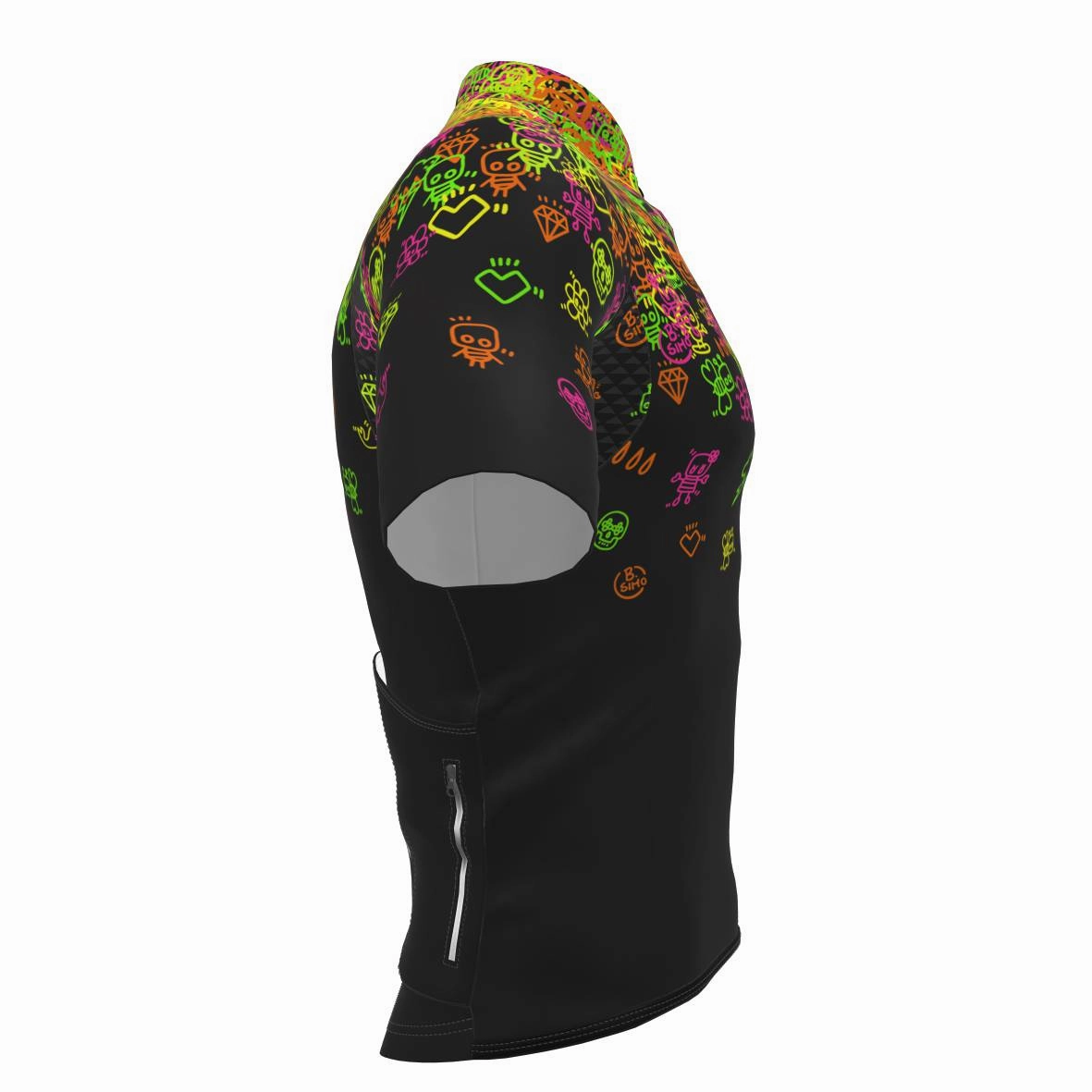 Slopline Sormano Fluo Rain Jersey 