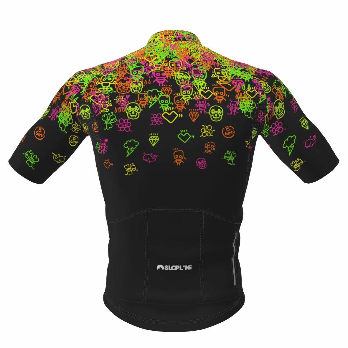 Slopline Sormano Fluo Rain Jersey 