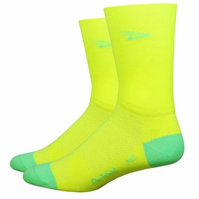 Socks DeFeet Aireator - Yellow Fluo Green