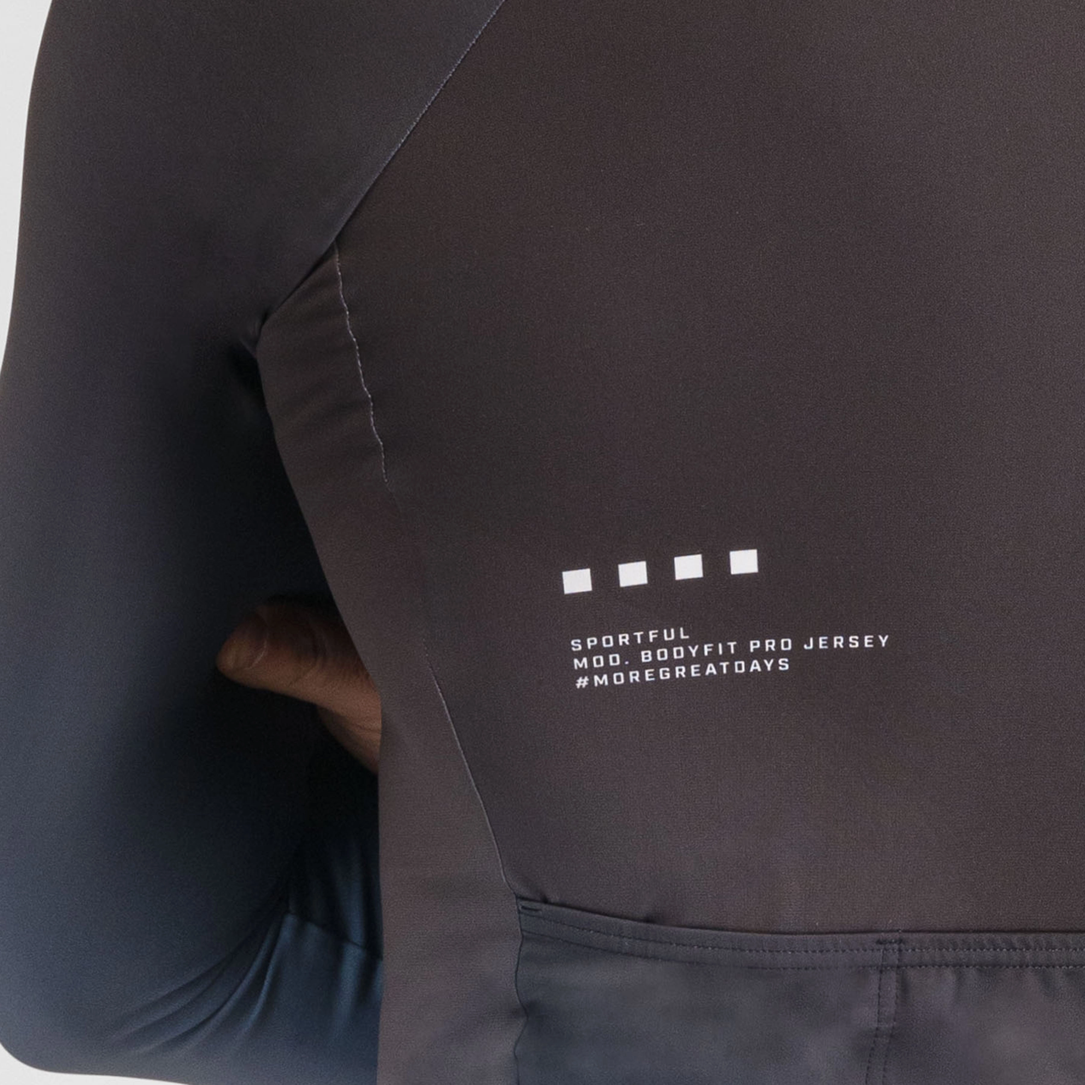Sportful Bodyfit Pro long sleeve jersey - Black light blue