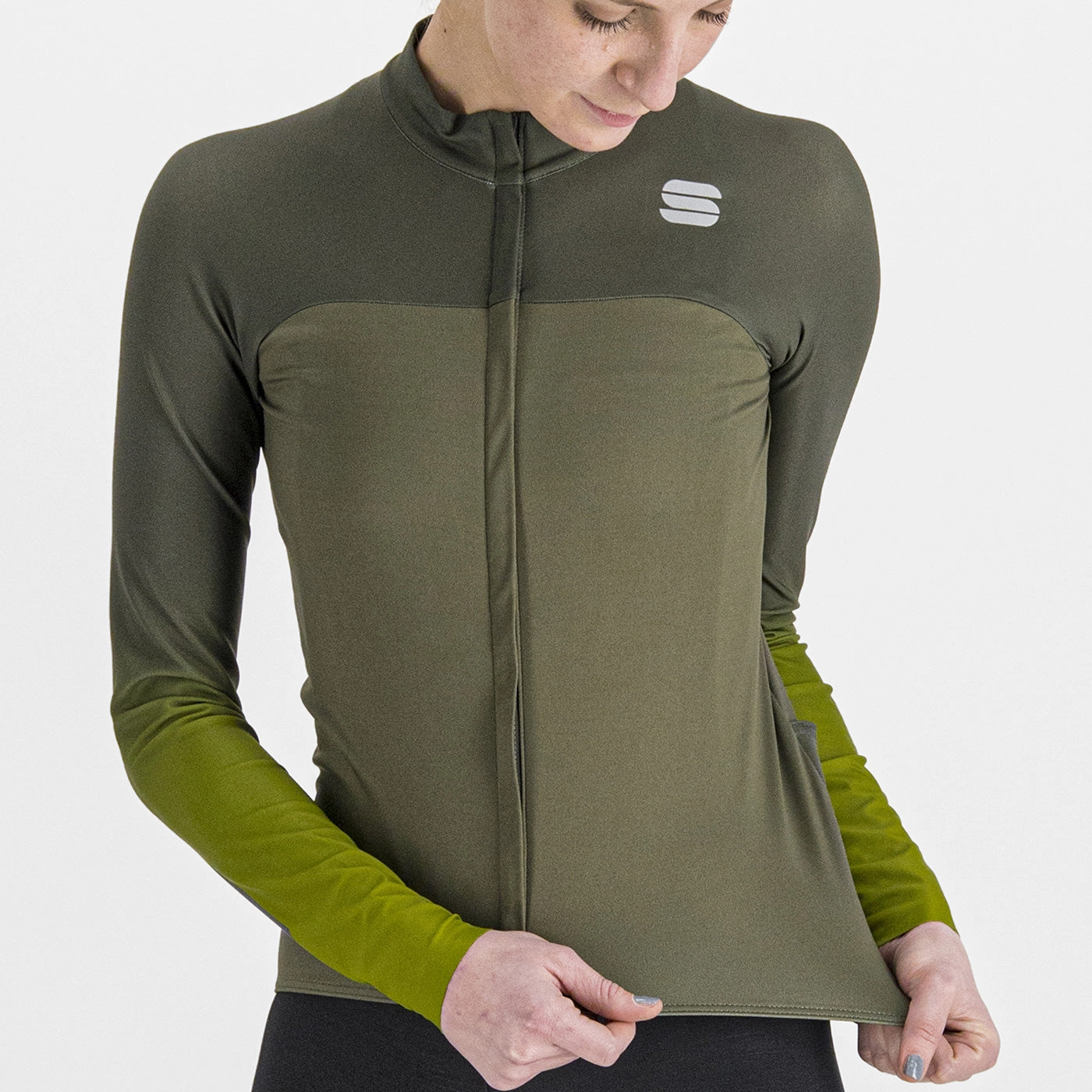 Sportful Bodyfit Pro Thermal women long sleeves jersey - Green