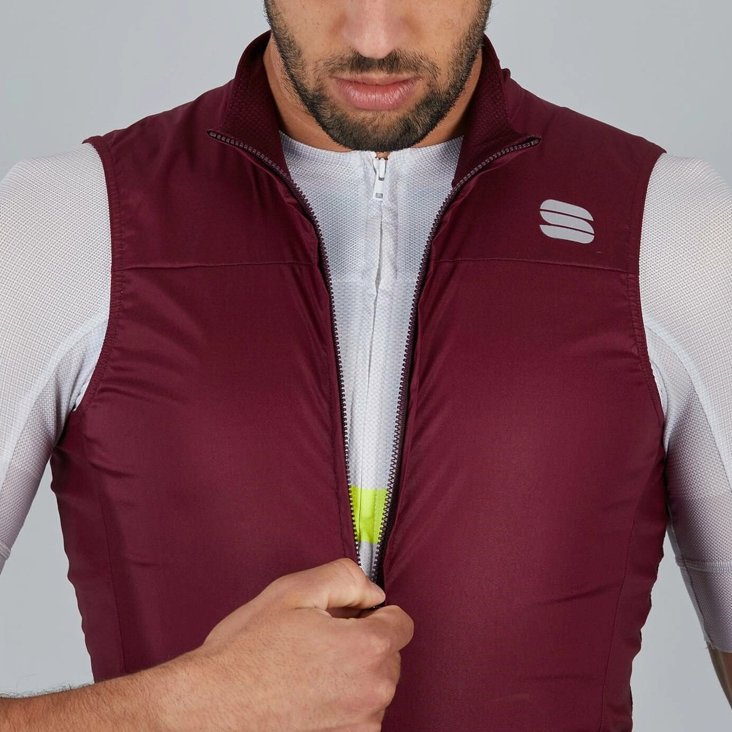 Sportful Bodyfit Pro wind vest - Bordeaux