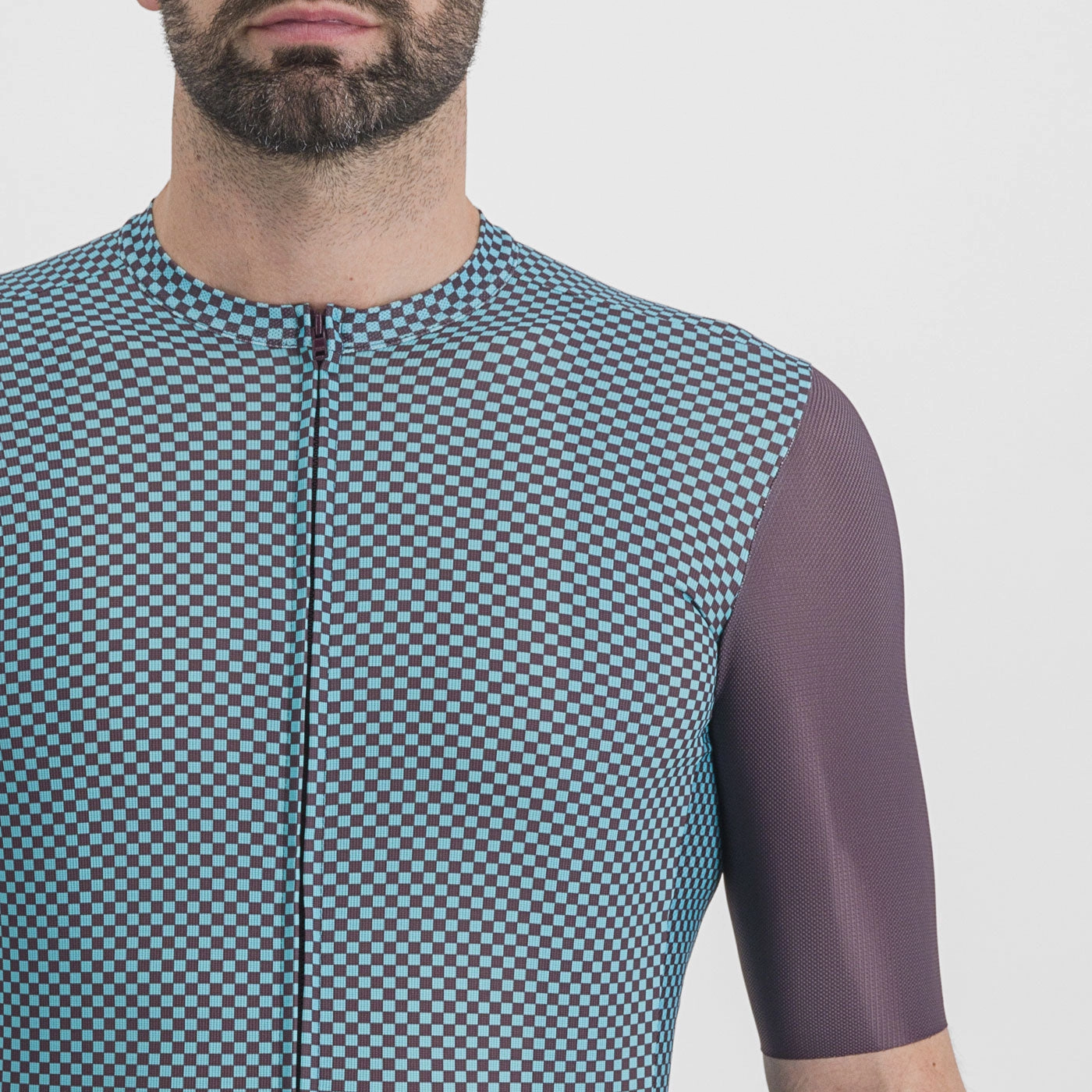 Sportful Checkmate jersey - Light blue