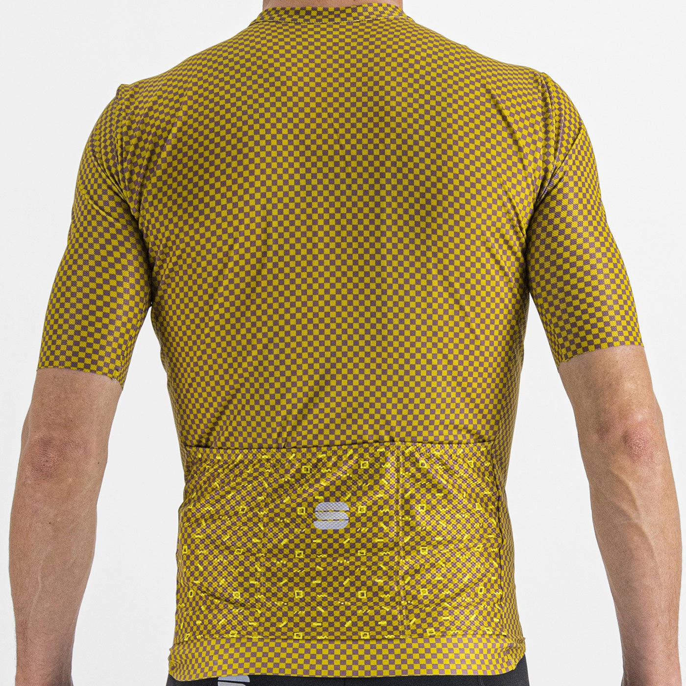 Sportful Checkmate jersey - Yellow violet