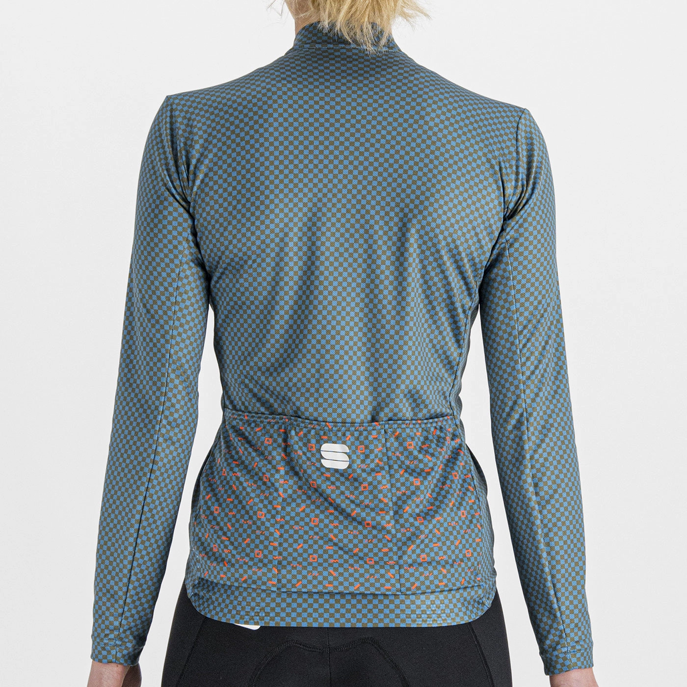 Sportful Checkmate women long sleeves jersey - Blue