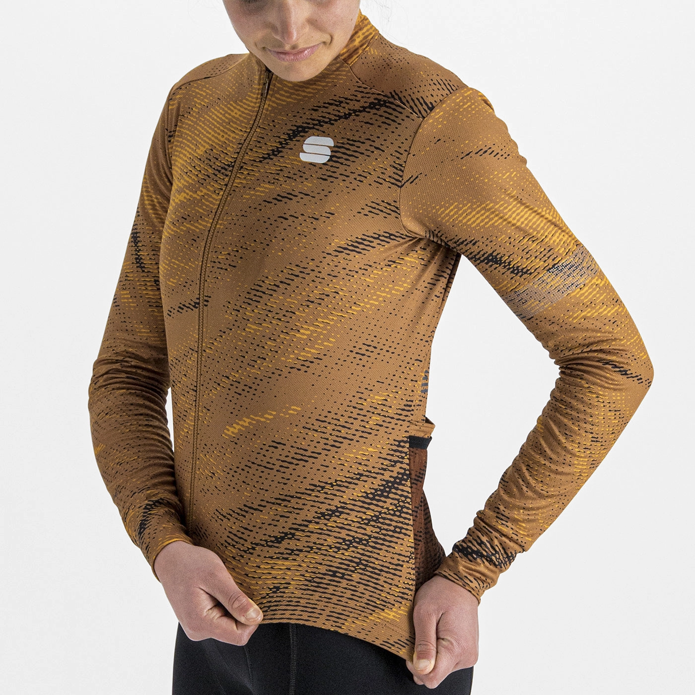 Sportful Cliff Supergiara women long sleeves jersey - Gold