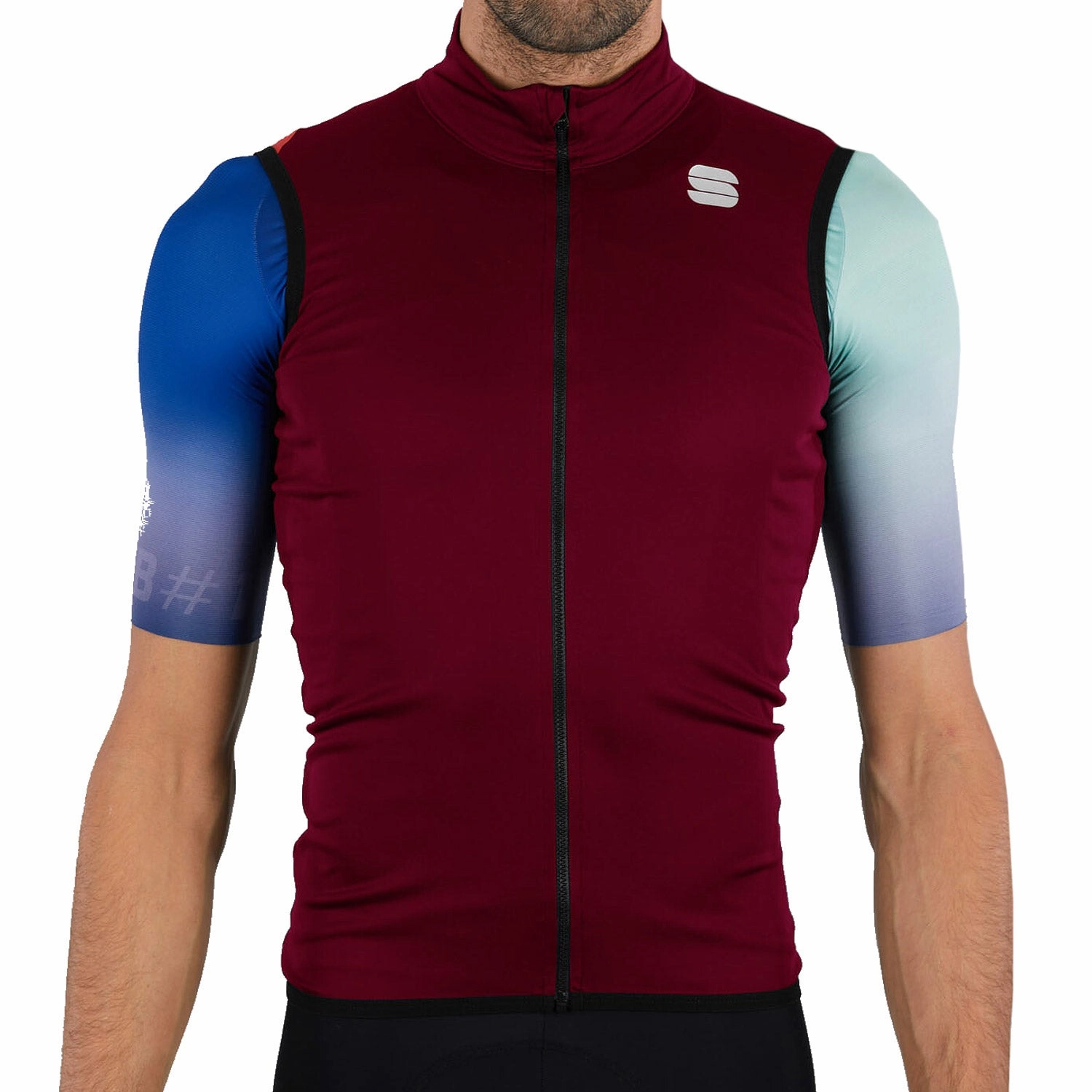 Sportful Fiandre Light Norain wind vest - Bordeaux